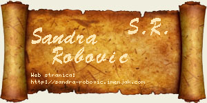 Sandra Robović vizit kartica